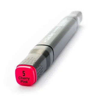 Del Rey Çift Uçlu Çizim Marker Kalemi 5 Cherry Pink