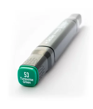 Del Rey Çift Uçlu Çizim Marker Kalemi 53 Turquoise Green
