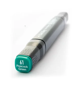 Del Rey Çift Uçlu Çizim Marker Kalemi 61 Peacock Green