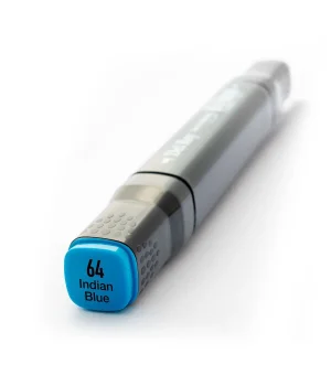 Del Rey Çift Uçlu Çizim Marker Kalemi 64 Indian Blue