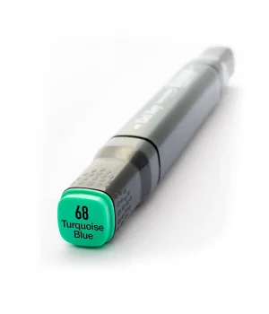 Del Rey Çift Uçlu Çizim Marker Kalemi 68 Turquoise Blue