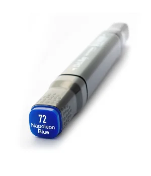Del Rey Çift Uçlu Çizim Marker Kalemi 72 Napoleon Blue