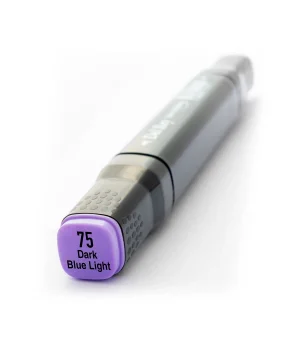 Del Rey Çift Uçlu Çizim Marker Kalemi 75 Dark Blue Light