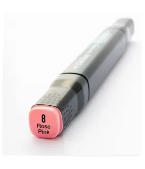 Del Rey Çift Uçlu Çizim Marker Kalemi 8 Rose Pink