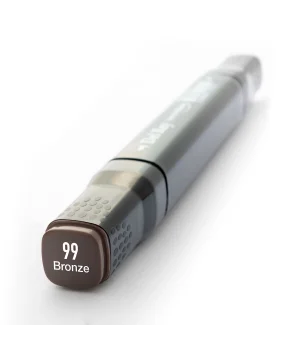 Del Rey Çift Uçlu Çizim Marker Kalemi 99 Bronze