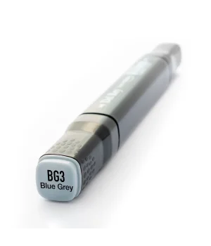 Del Rey Çift Uçlu Çizim Marker Kalemi BG3 Blue Gray 3