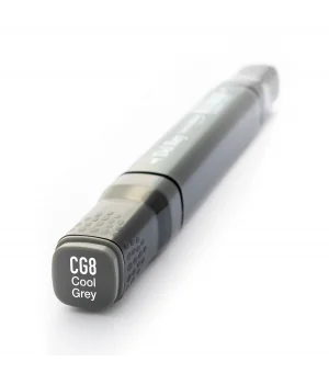 Del Rey Çift Uçlu Çizim Marker Kalemi CG8 Cool Gray 8