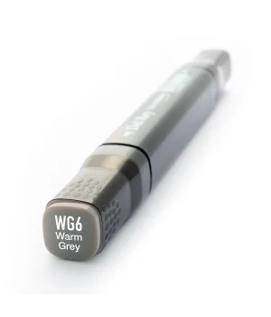 Del Rey Çift Uçlu Çizim Marker Kalemi WG6 Warm Gray 6