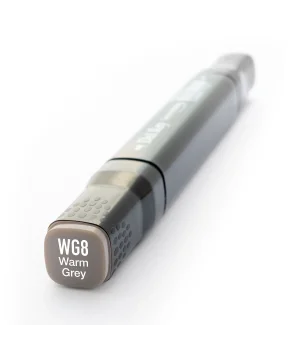 Del Rey Çift Uçlu Çizim Marker Kalemi WG8 Warm Gray 8