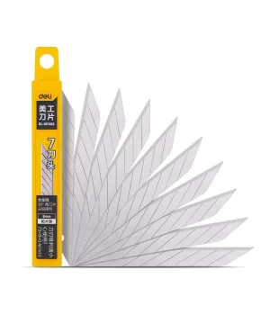 Deli 30 Derece Eğimli Dar Maket Bıçağı Yedeği 9 mm 10lu Paket
