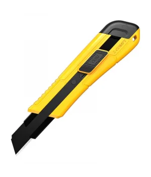 Deli Otomatik Kilitli Geniş Maket Bıçağı 18 mm.