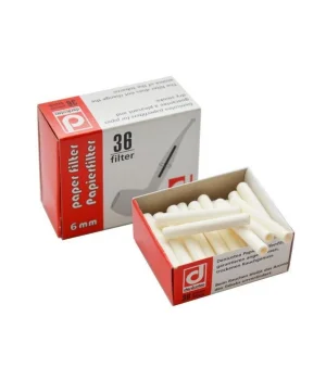 Denicotea 10146 Pipo Filtresi 6mm 36 Adet