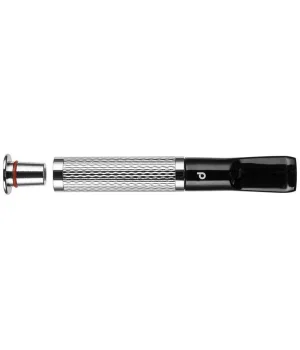 Denicotea 25005 Karbon Filtreli 6-9mm Lüks Slim Sigara Ağızlığı Silver