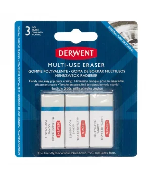Derwent Çok Amaçlı Silgi 3lü Blister