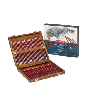 Derwent Pastel Pencil Ahşap Kutu Pastel Boya Kalem Seti 48 Renk