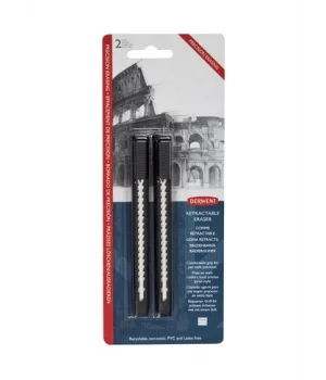 Derwent Retractable Eraser Geri Çekilebilir Kalem Silgi Seti 2li Blister