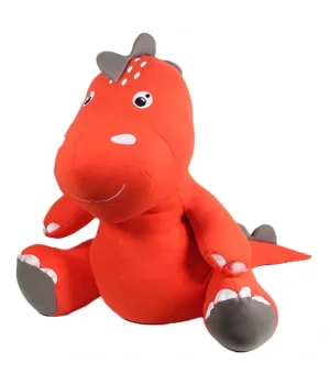 Dino Peluş Oyuncak Turuncu 80 cm