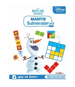 Disney Eğitsel Karlar Ülkesi Çıkartmalı Mantık Bulmacaları
