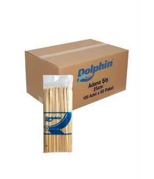 Dolphin Adana Şiş 25cm 100 Adet x 50 Paket