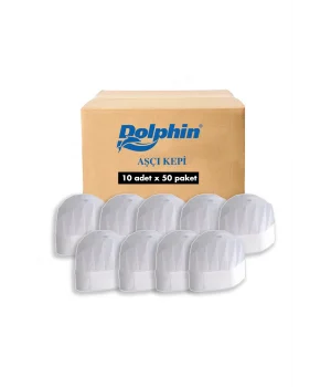 Dolphin Aşçı Kepi 500 Adet (Koli)