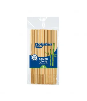 Dolphin Bambu Çöp Şiş 15 cm * 3,5 mm 100 Adet
