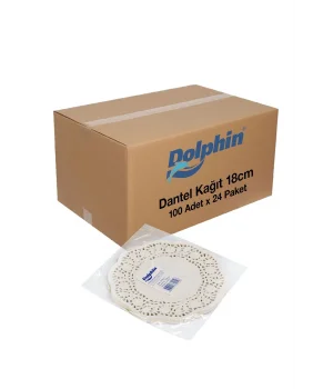 Dolphin Dantel Kağıt 18cm 100 Adet x 24 Paket Koli