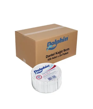 Dolphin Dantel Kağıt 9cm 500 Adet x 24 Paket Koli