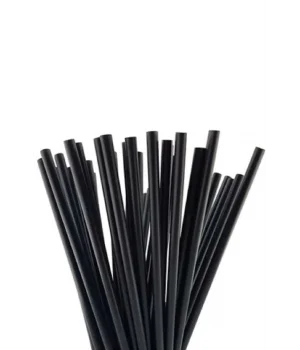 Dolphin Frozen Siyah Pipet 8 mm * 26 cm 100 Adet