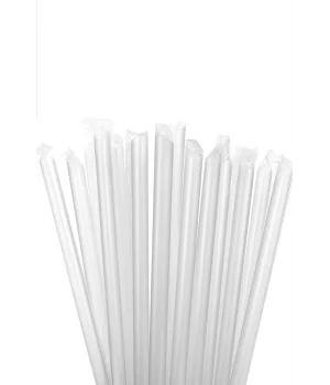 Dolphin Jelatinli Bubble Tea Şeffaf Pipet 12 mm * 22 cm 50 Adet