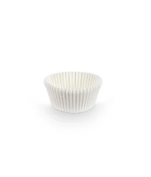 Dolphin Muffin Kağıt Kek Kapsülü İnce Beyaz Mini 100 Adet