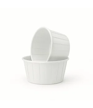 Dolphin Muffin Kek Kapsülü Beyaz Mini 50 Adet