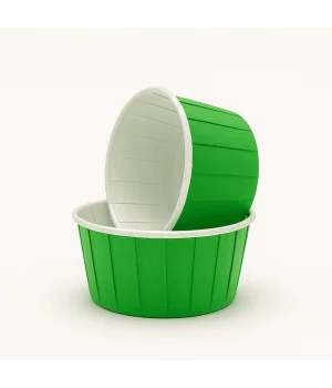 Roll-up Muffin Kek Kapsülü Yeşil 50 Adet
