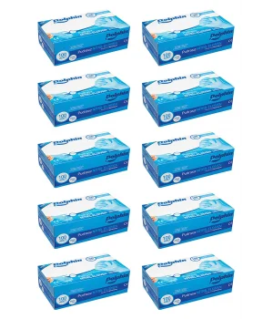 Dolphin Pudrasız Mavi Nitril Muayene Eldiveni XL Beden | 10 Paket - MDR