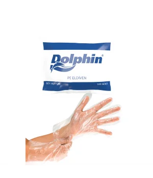 Dolphin Şeffaf Eldiven PE 100 Adet