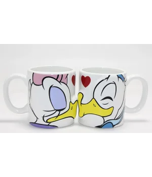 Donald Ve Daisy Duck 2Li Öpüşen Çift Kupa Bardak Seti Alk4539
