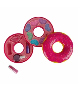 Donut Şekilli 2 Katlı Makyaj Güzellik Seti