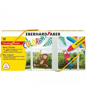 Eberhard Faber Cama Yazan Mumlu Pastel Boya 12 Renk