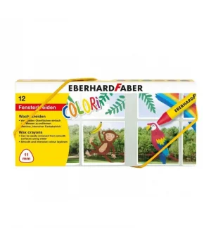Eberhard Faber Cama Yazan Pastel Boya 12 Renk Karton Kutu (524112)