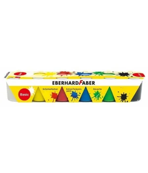 Eberhard Faber School Tempera Guaj Boya Seti 6 Renk x 25 ml. BASIC