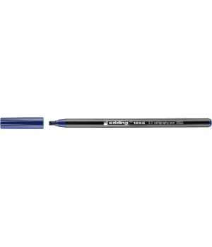Edding 1255 Kaligrafi Kalemi 3.5 mm. Çelik Mavi