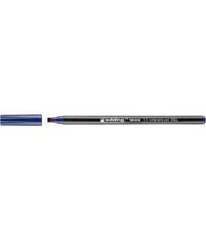 Edding 1255 Kaligrafi Kalemi 5.0 mm. Çelik Mavi
