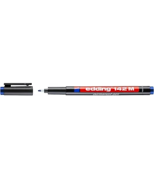 Edding 142 M Çok Amaçlı Permanent Kalem (Asetat Kalemi) MAVİ