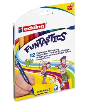 Edding 15 Funtastics İnce Keçeli Kalem 12 Renk