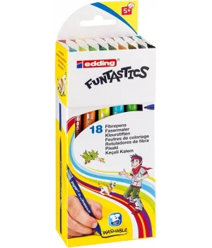 Edding 15 Funtastics İnce Keçeli Kalem 18 Renk