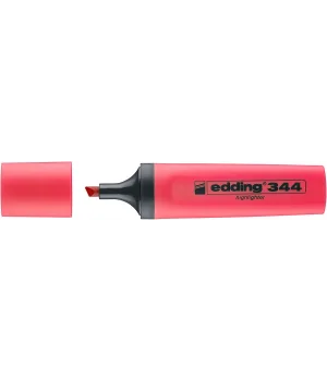 Edding 344 Highlighter Fosforlu İşaretleme Kalemi KIRMIZI