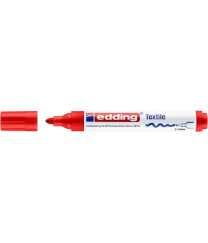 Edding 4500 Kumaş Tekstil Boyama Kalemi RED