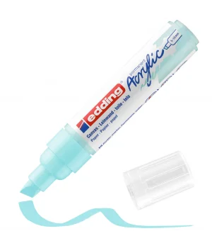 Edding 5000 Akrilik Boyama Markörü 5-10 mm Kesik Uç PASTEL MAVİ