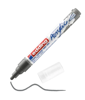 Edding 5100 Akrilik Boyama Markörü 2-3 mm ANTRASİT