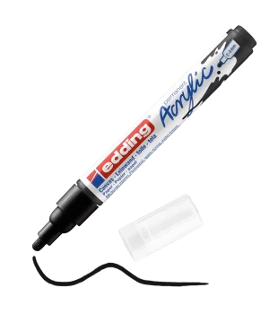 Edding 5100 Akrilik Boyama Markörü 2-3 mm SİYAH
