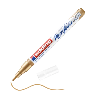 Edding 5300 Akrilik Boyama Markörü 1-2 mm ALTIN